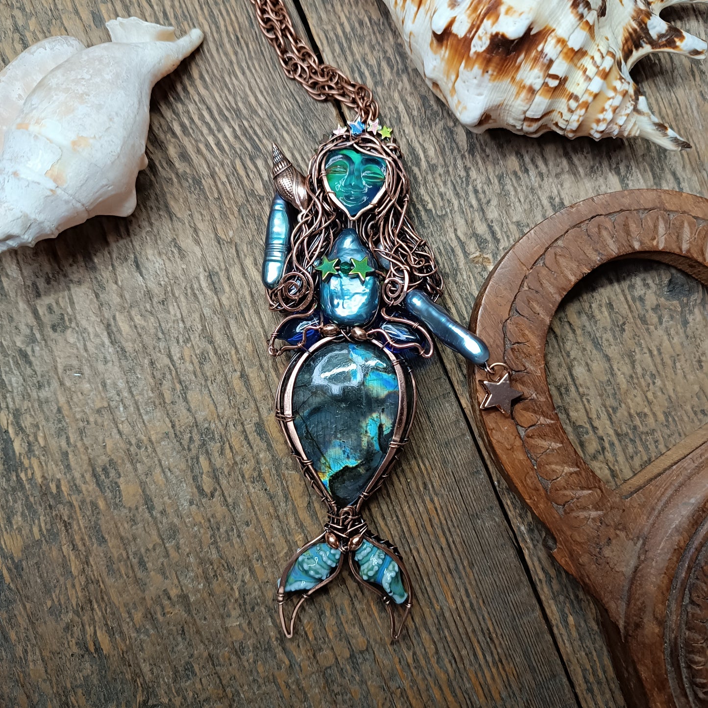 Blue Ocean Empress necklace