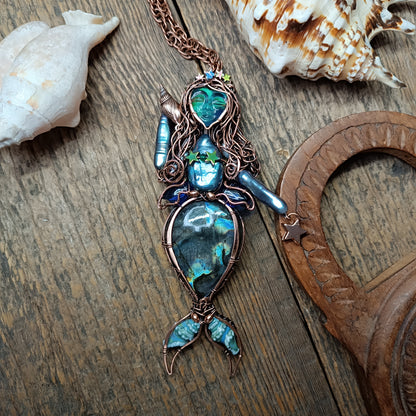 Blue Ocean Empress necklace