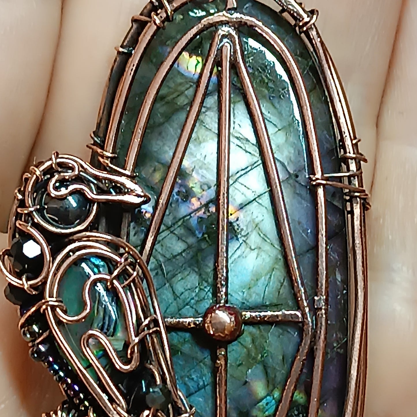 Mysterious window Secret keeper necklace