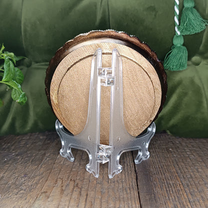 Princess and dragon. Original acrylic painting in a frame.