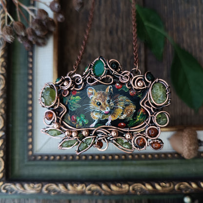 Mouse necklace 🍂