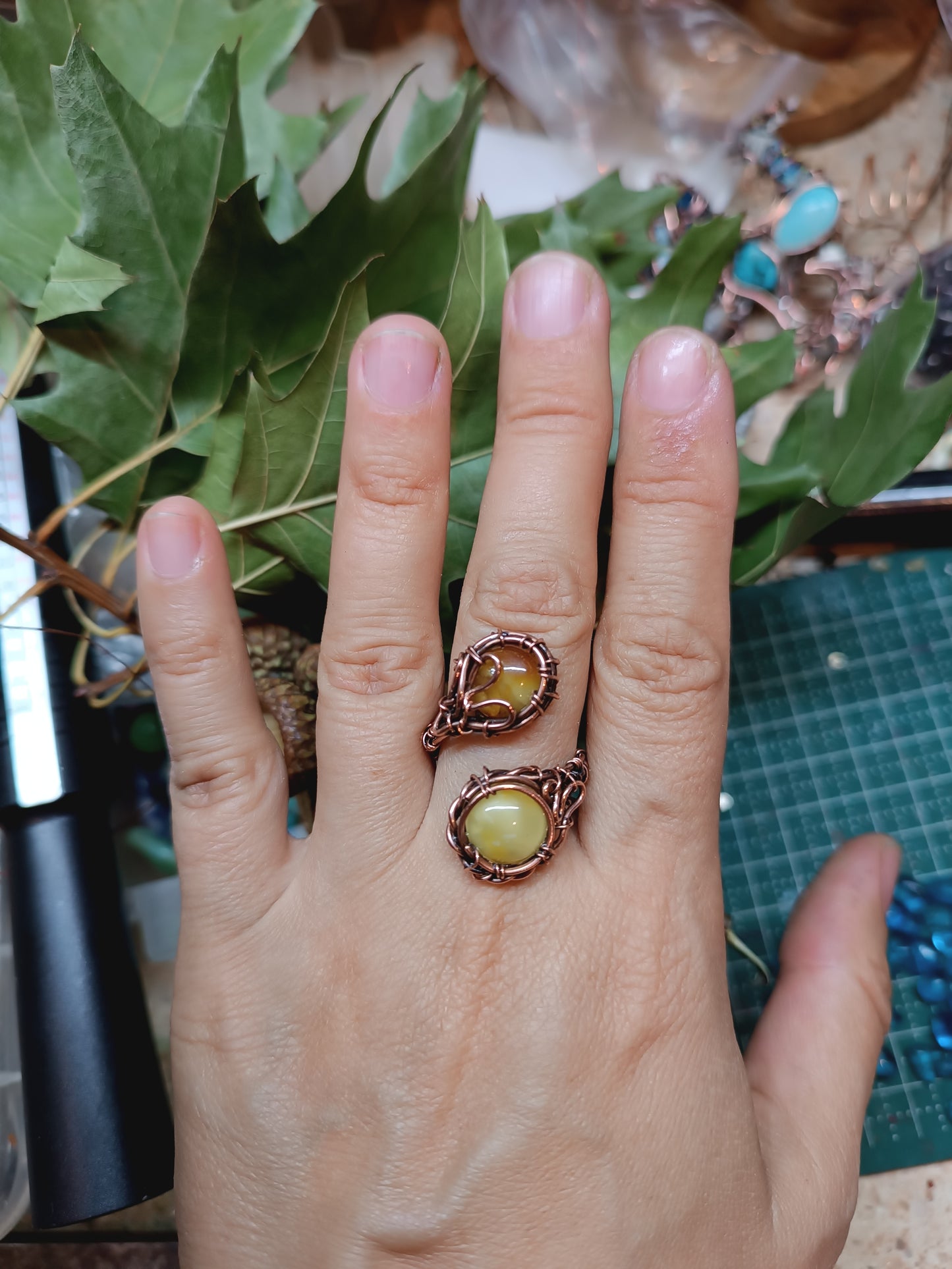 Adjustable ring 💛🧡