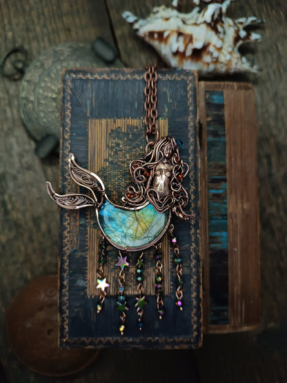 Stars Keeper mermaid necklace 🧜🌠