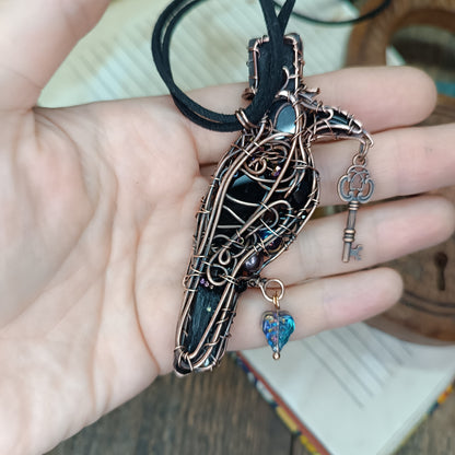 Mr Raven, the Secret Keeper necklace.