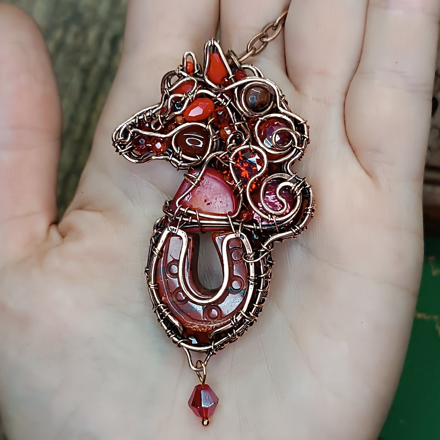 Lucky horse necklace