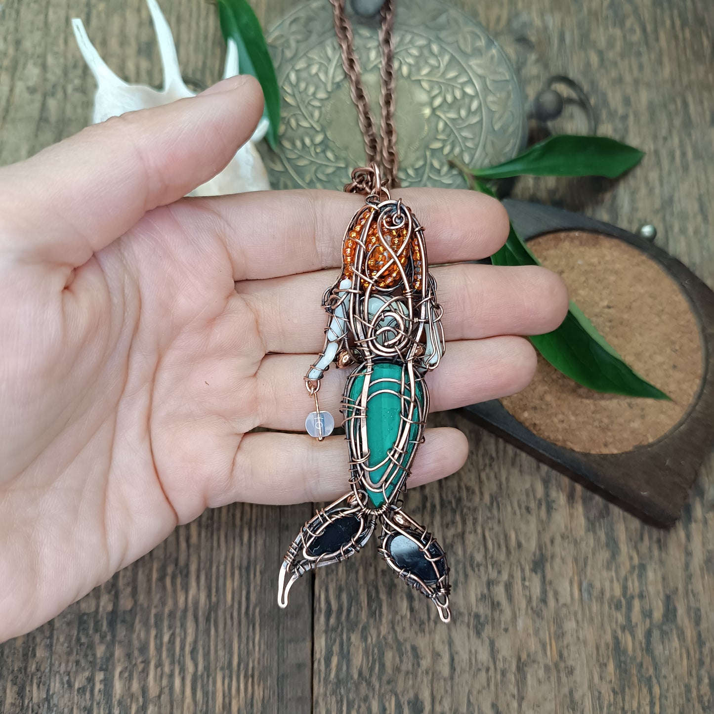 Mermaid necklace 💚