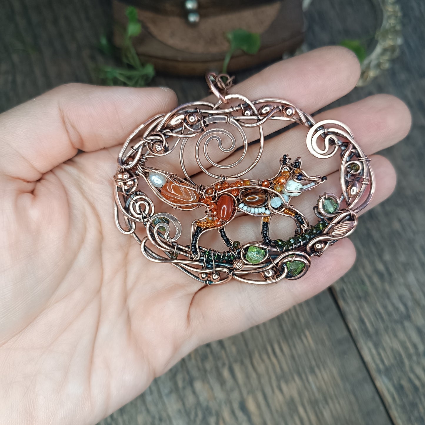 Forest fairytale necklace