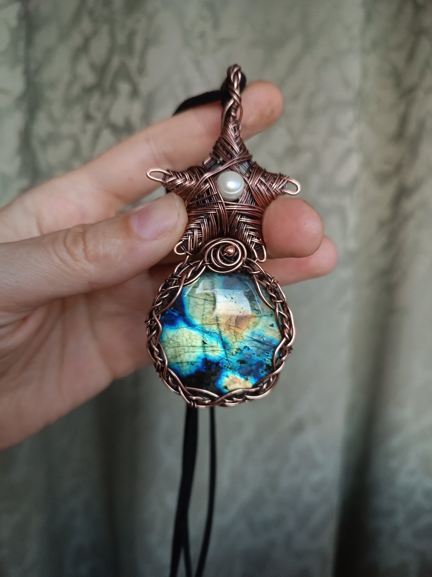 Starfish necklace.