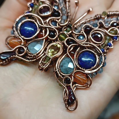 For Melissa. Butterfly necklace