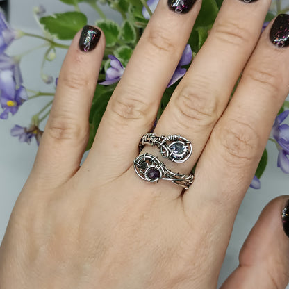 For Rich. Silver adjustable ring.