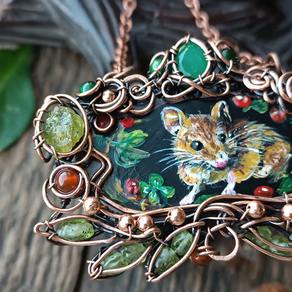 Mouse necklace 🍂
