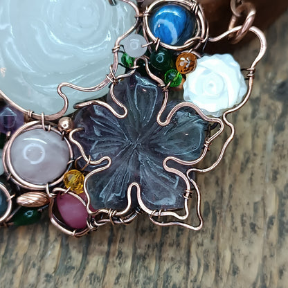 For Maggie. 2 necklaces and the earrings.