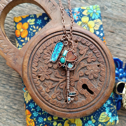 Key to Wonderland pendant