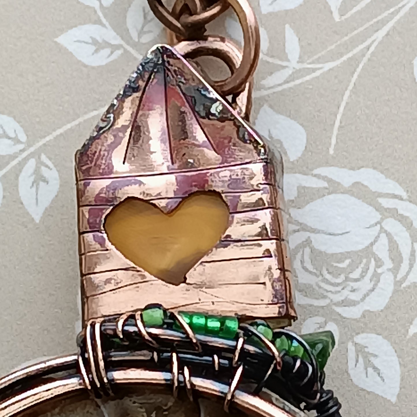 Snail and Fairy house necklace