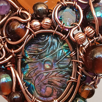 Candied fruit vial pendant