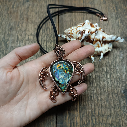 Sea turtle necklace