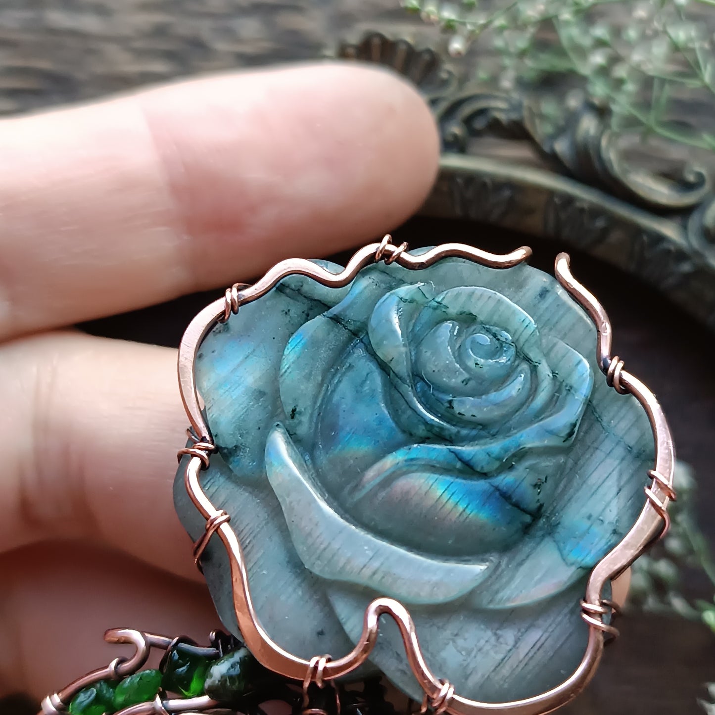 Hidden rainbow rose PIN