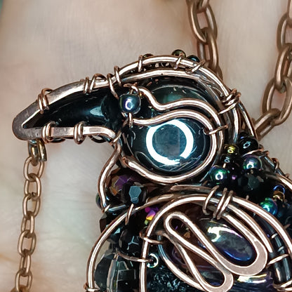 For Cheryl. Secret keeper raven necklace