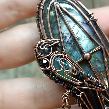 Mysterious window Secret keeper necklace