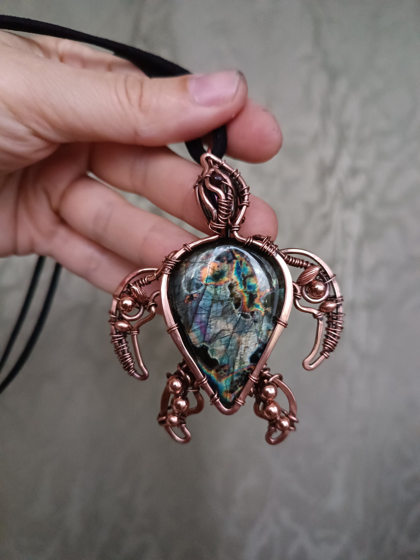 Sea turtle necklace