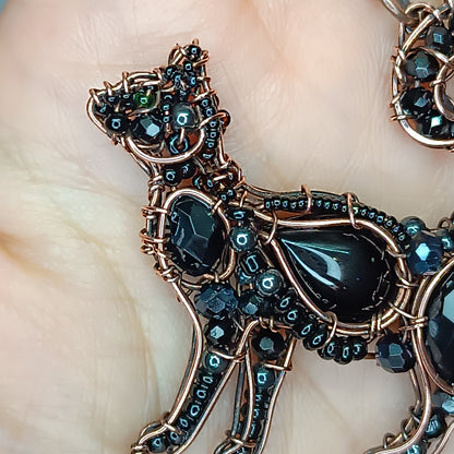 Black cat charm.