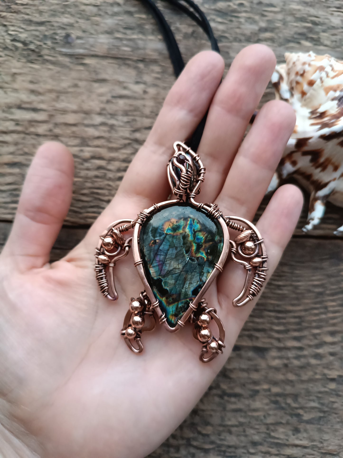 Sea turtle necklace