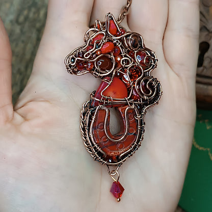 Lucky horse necklace