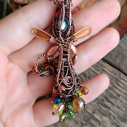 Harvest fairy pendant