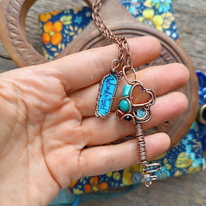 Key to Wonderland pendant