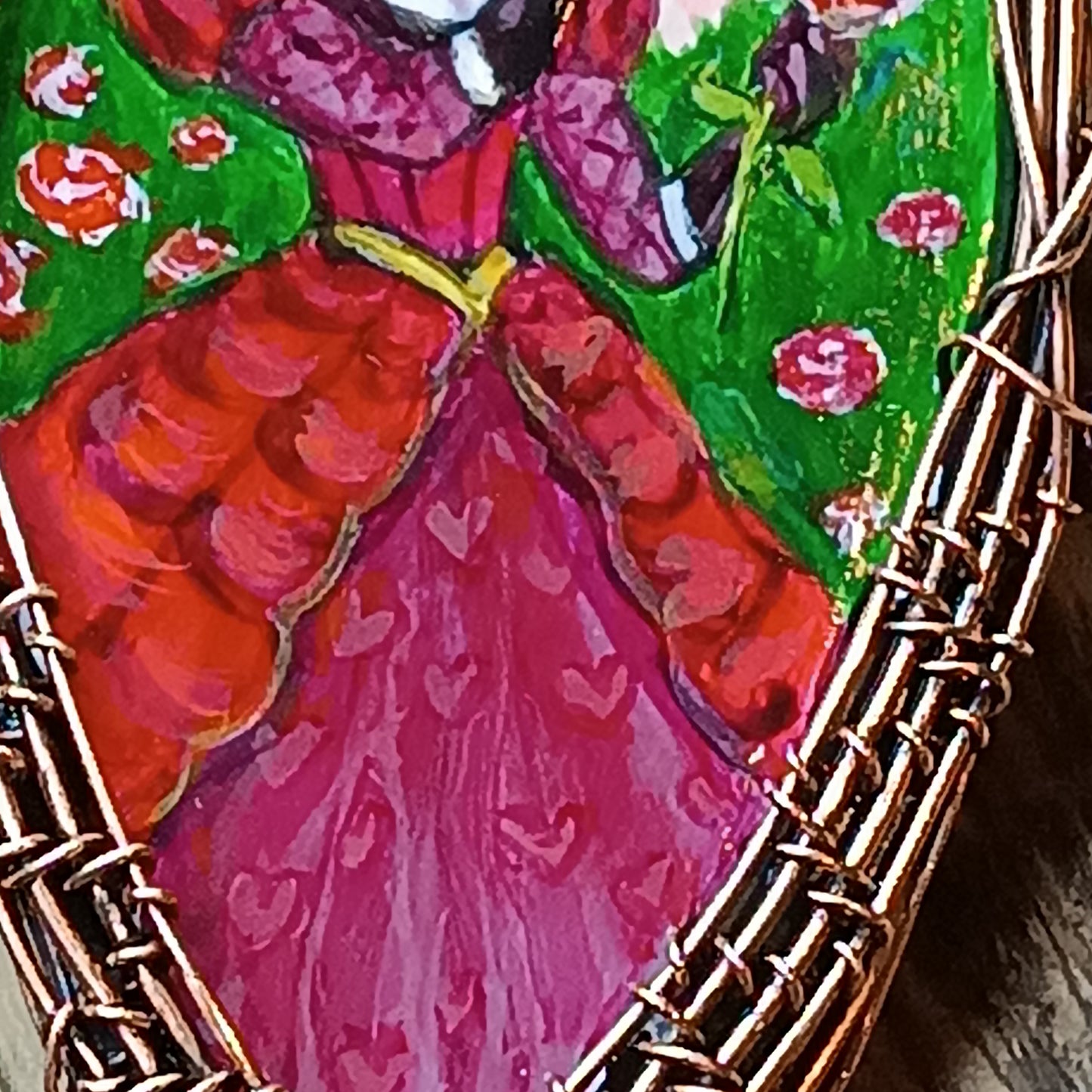 Queen of hearts necklace.