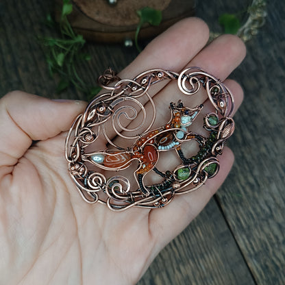 Forest fairytale necklace