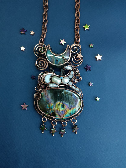 Celestial Unicorn necklace