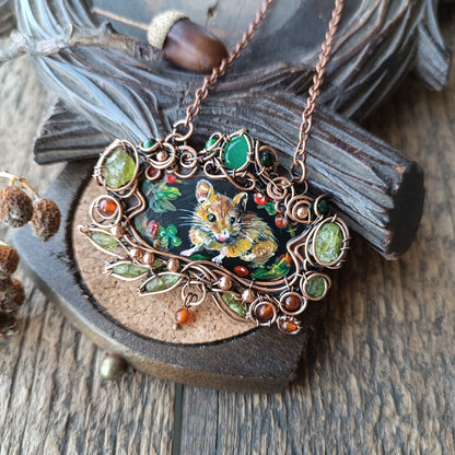 Mouse necklace 🍂