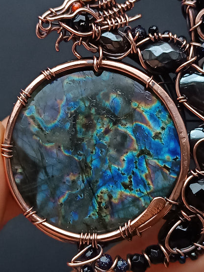 Wizard of the blue moon. Dragon necklace