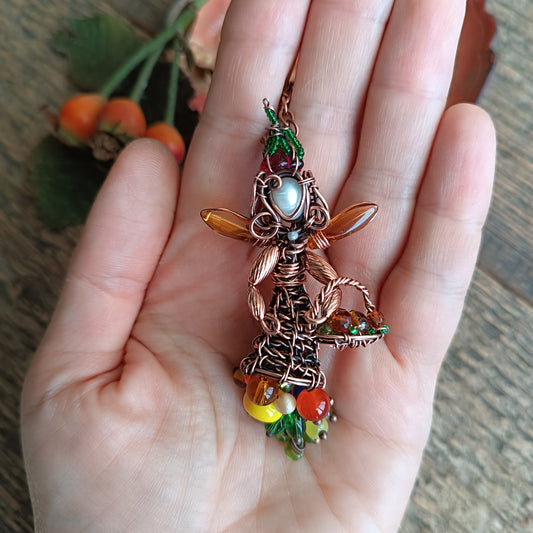 Harvest fairy pendant