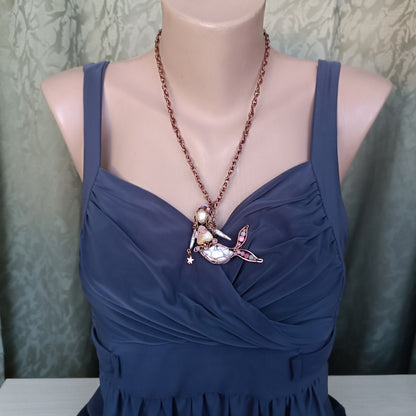 Lavender mermaid necklace 🩷🧜