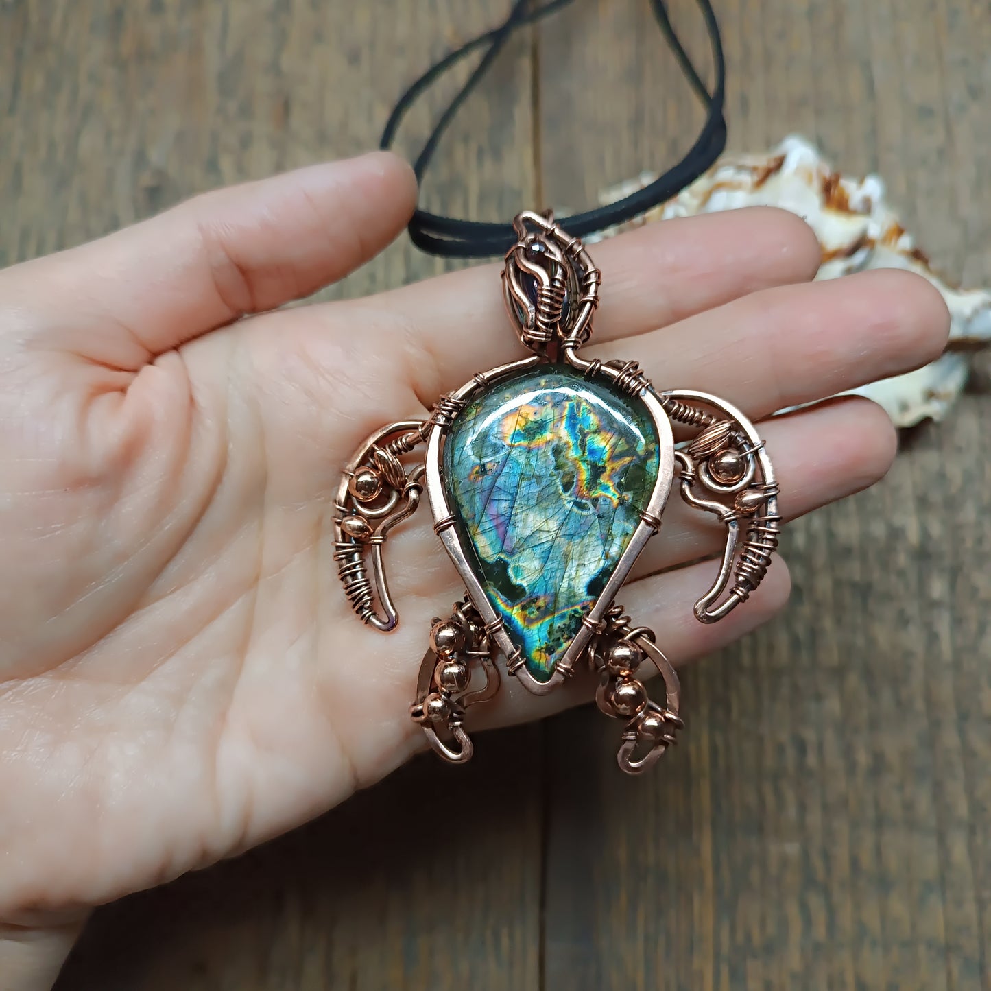 Sea turtle necklace