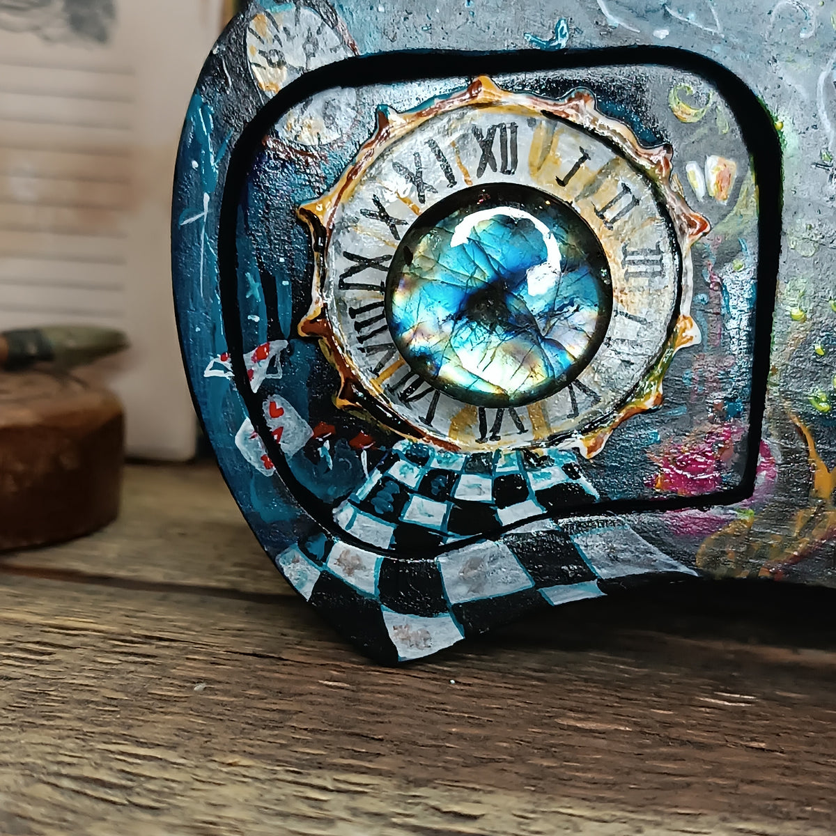 Wonderland jewelry box😻🕐🌸♟️