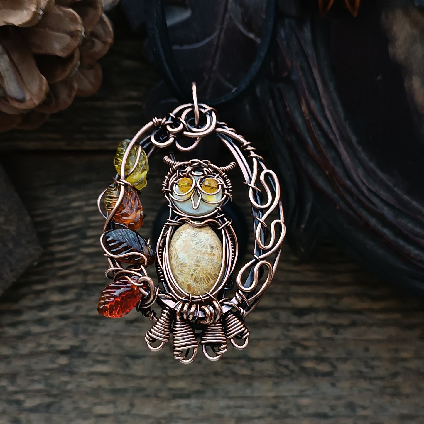 Owl necklace