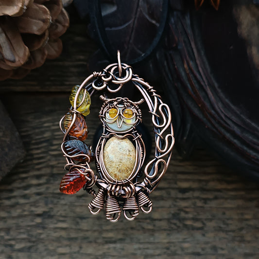 Owl necklace