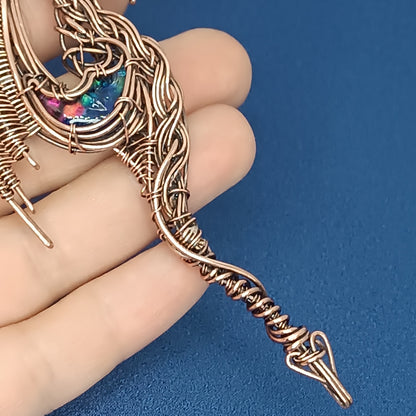 Dragon and Moon necklace