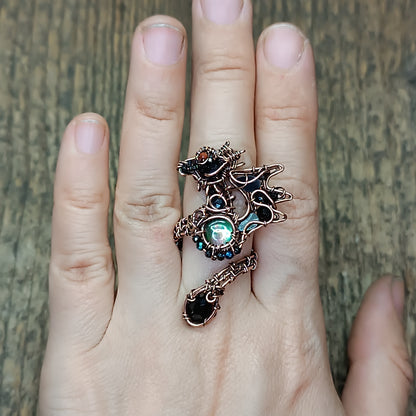 Dragon ring. Adjustable.