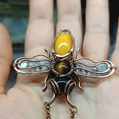 Honey bee pendant