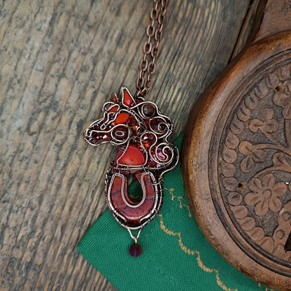 Lucky horse necklace