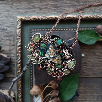 Mouse necklace 🍂