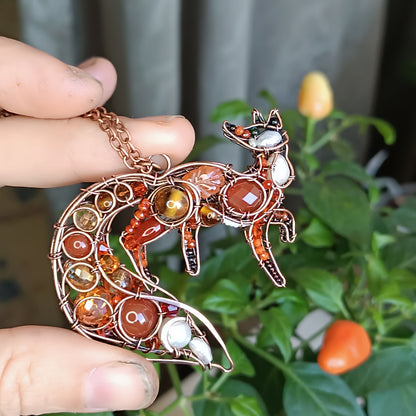 For Malcolm. Fox pendant