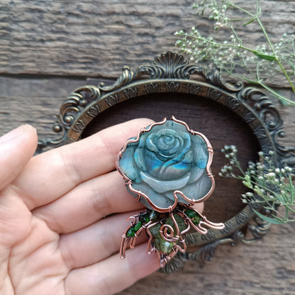 Hidden rainbow rose PIN