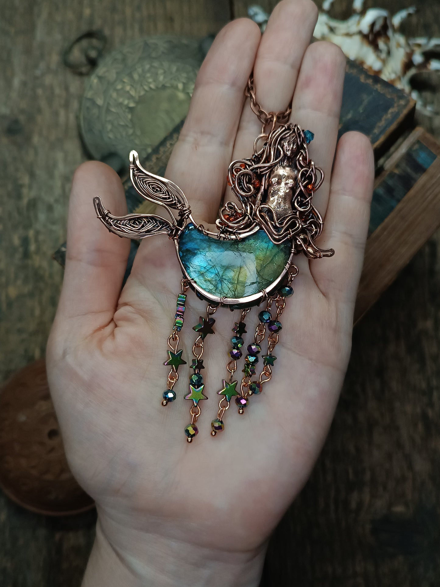 Stars Keeper mermaid necklace 🧜🌠
