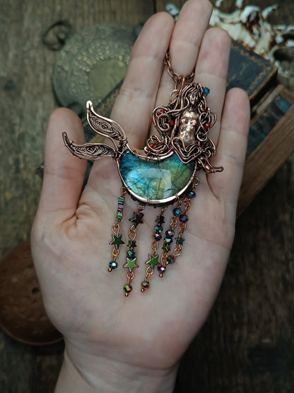 Stars Keeper mermaid necklace 🧜🌠