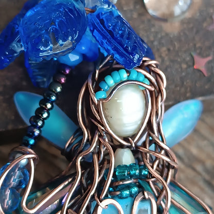 Rain fairy pendant
